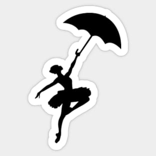 Funny ballerina ballet dancer Sticker